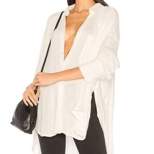 Free People Oversized Button Down